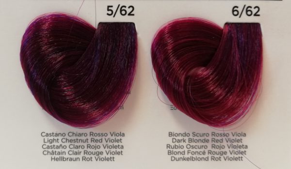 INEBRYA COLOR 6/62 BIONDO SCURO ROSSO VIOLA VENDITA ONLINE PRODOTTI PER PARRUCCHIERI